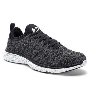 APL TechLoom Phantom Athletic Sneaker in Black & Multi Speckle 7